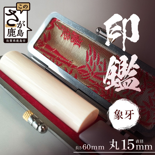 象牙印鑑 実印 専用ケース付|はんこ ハンコ 象牙 手彫り仕上げ オーダーメイド 進学 就職 結婚 御祝 贈答 印乃匠かしま 送料無料 佐賀県 鹿島市
