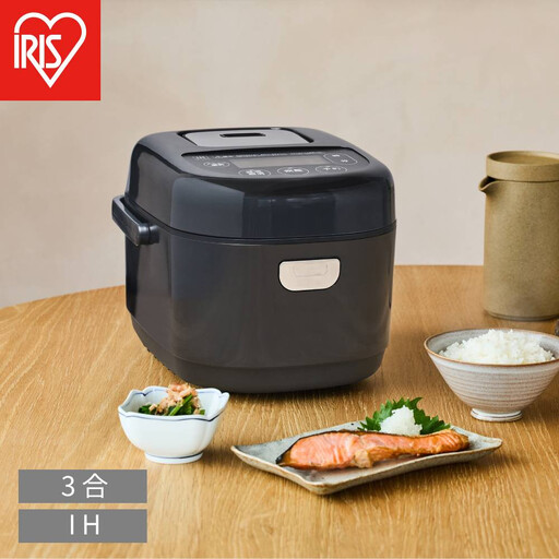 IH 炊飯器 3合 RC-IKB30-B ブラック | 炊飯器