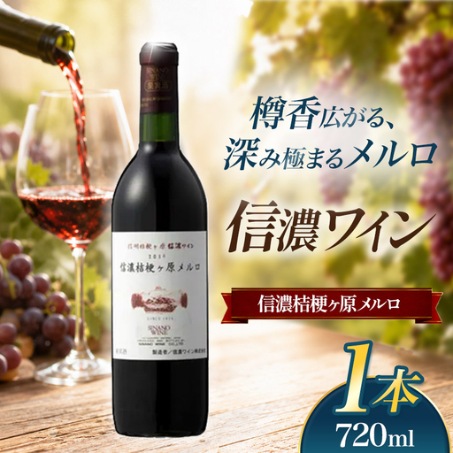 信濃ワイン 信濃桔梗ヶ原メルロ