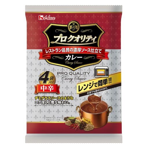 ハウス食品　プロクオリティ　＜中辛＞　170g×24袋