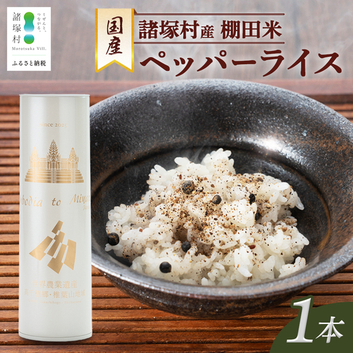 雑穀米 ペッパーライス 1本｜棚田米 塩漬け胡椒 胡椒 ご飯 ブレンド スーパーフード リゾット スープ 一般社団法人ツーリズム高千穂郷 宮崎県 諸塚村 TR-01
