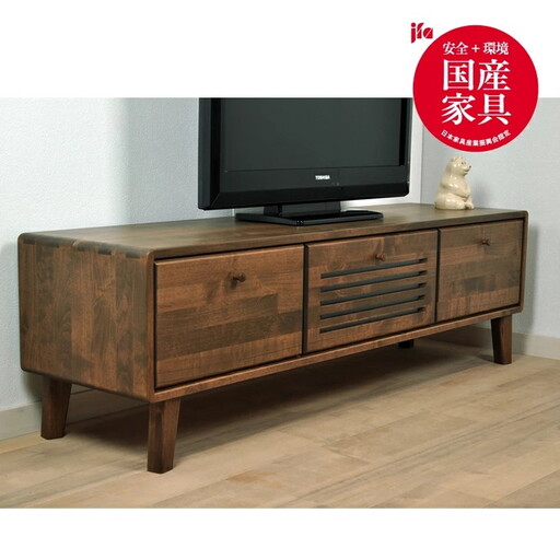 kumukumu150テレビボード　WN色【諸富家具】：C358-004