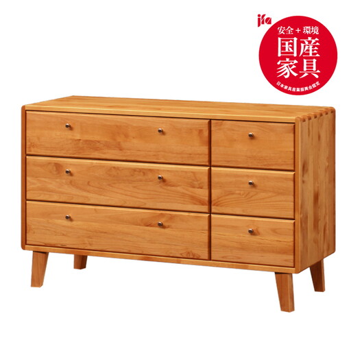 kumukumu120-3段チェスト　クリア色【諸富家具】：C378-001