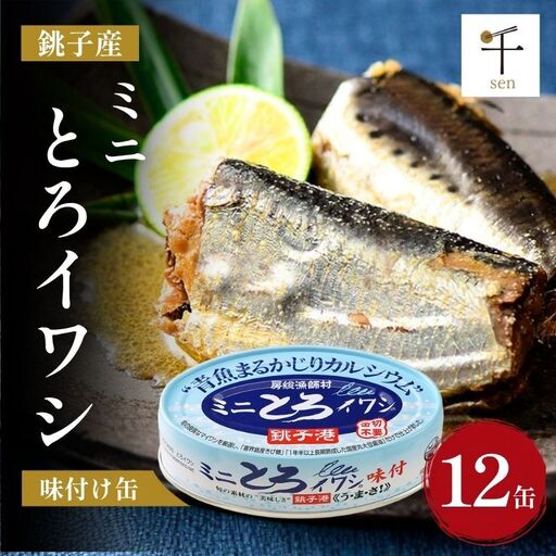 缶詰 銚子産 とろイワシ味付 非常食 缶詰【12缶】