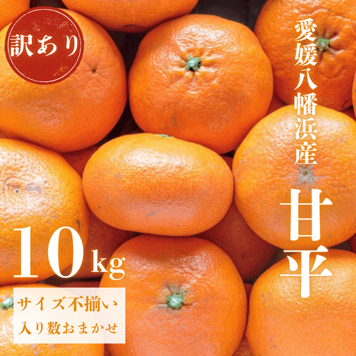 【先行受付】【愛媛が誇る 高級みかん 希少品種】訳あり 甘平 (かんぺい) 10kg【H20-68】【1620339】 YWTI063