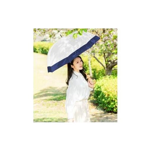 ロサブラン【日傘】ラージ コンビ【60cm】【アイボリー×ネイビー】