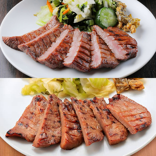 利久 食べ比べ 牛たん 2種 [みそ味・塩味] 各1個セット 仙台 牛タン 牛肉 焼き肉 塩味 味噌味 味噌 宮城 小分け タン タン塩 焼肉 冷凍 [株式会社利久]ta704