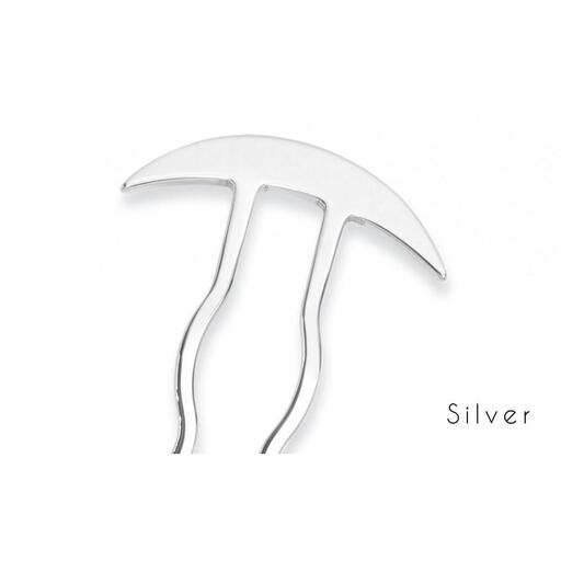 【女性のアイデア×職人技】ステンレス製かんざし「Arc Liner / Silver」