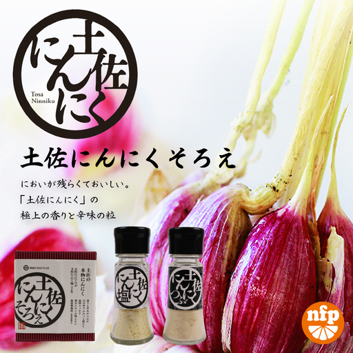土佐にんにくそろえ にんにく塩 にんにくつぶ セット | ニンニク 簡単 万能 調味料 スパイス パウダー ガーリック 国産 天日 塩 ギフト 贈答用 長期保存 南国市