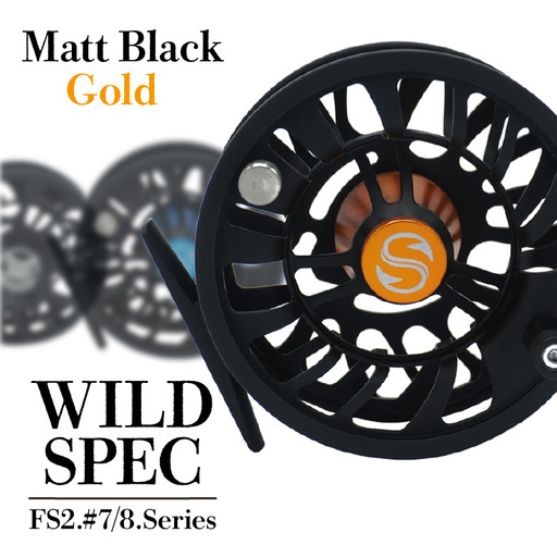 Wild Spec/FS2.#7/8.series マットブラック×ゴールド_81-429