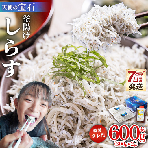 しらす 小分け しらす 計600g 300g×2パック fa-0003