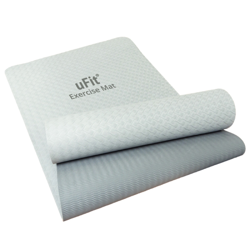 uFit Exercise Mat　200×90cm【グレー】 【136027-1】