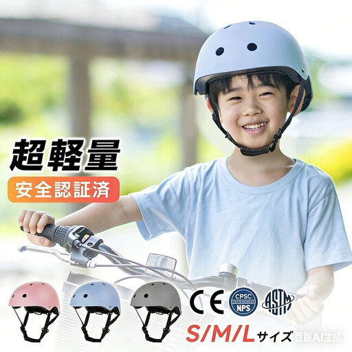自転車ヘルメット Sサイズ  ブルー