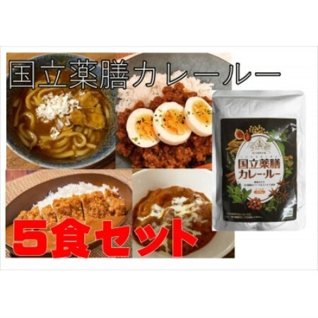 30種のスパイスを使用 国立薬膳カレールー 300g×5パックセット 小麦粉・ラード不使用