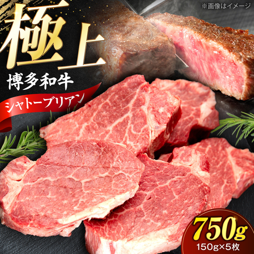 博多和牛 シャトーブリアン 150g×5枚 （計750g）[VFD038]