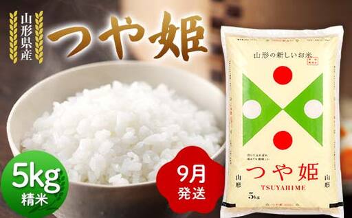 ≪2026年9月発送≫ 令和7年度 山形県産 つや姫 5kg 精米 つやひめ 白米 お米 米 新米 ご飯 ごはん ブランド 銘柄米 2025年産 令和7年度産 家庭用 自宅用 贈答 お取り寄せ 食品 山形県 戸沢村