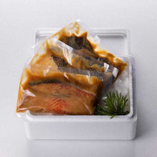 特選味噌漬詰合せ サーモン 銀だら 柔味豚