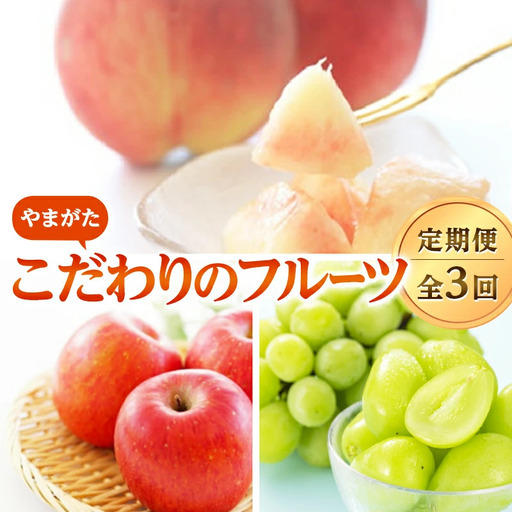 やまがたこだわりのフルーツ定期便（全3回） FSY-2815