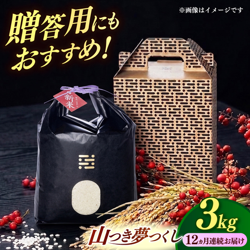 【全12回定期便】 農薬 を使わずに育てた 山つき   夢つくし 3kg 【築上町】 / itoshimacco / 株式会社やました[ABEX012]