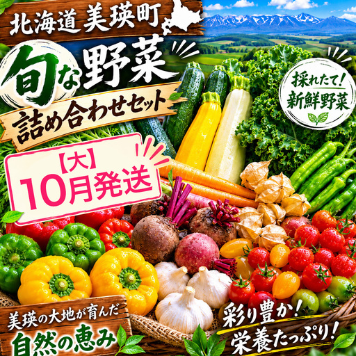 季節の野菜セット【大】10月発送 旬野菜 詰め合わせ あらいふぁーむ