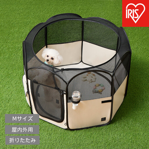 折りたたみファブリックサークル Ｍサイズ POTS-920B ベージュ