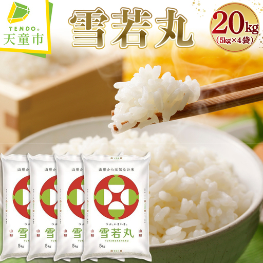 新米 【9月下旬発送】 令和8年産 雪若丸 20kg 精米 山形