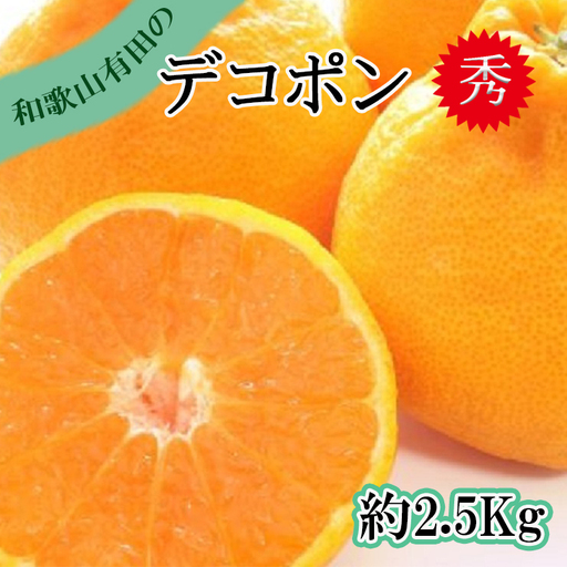 [先行予約][秀品]デコポン 和歌山有田 約2.5kg