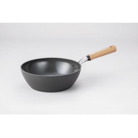 [IH対応]IHセンレンキャストグリーン セラミック深型フライパン 24cm