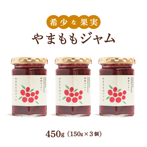  【程よい甘みと酸味】やまももジャム 150g×3