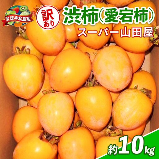 訳あり 渋柿 愛宕 柿 約 10kg スーパー山田屋 柿