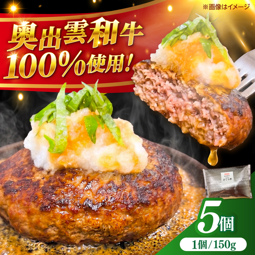 奥出雲和牛100％！ハンバーグ 150g×5個 [AIEQ002] 牛肉 ハンバーグ