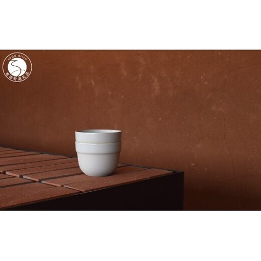 1616/ CMA Tea Cup Earth Grey 2個セット【1616/arita japan】有田焼 セシリエ・マンツ 北欧 デンマーク 食器 器 うつわ ティーカップ カップ グレー シンプル スタッキング シック モダン ギフト eb042