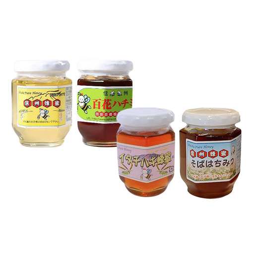 信州蜂蜜4種　賑わいセット　はちみつ ハチミツ ハニー 羊羹 ようかん キャンディー