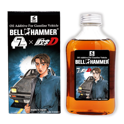 ベルハンマーセブン330ml×頭文字Dコラボレーションモデル【藤原拓海バージョン】 イニシャルD エンジンオイル ベルハンマーセブン 頭文字D コラボ ベルハンマー スズキ おすすめ エンジン オイル 添加剤 ガソリン 自動車専用