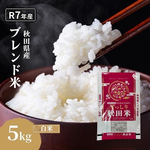 白米 ブレンド米 5kg  令和7年度産 白米