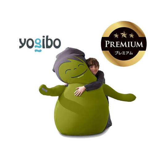 Hugibo Premium（ハギボー プレミアム）ライムグリーン│送料無料 全国配送離島含 ビーズクッション カバー 洗える Yogibo ヨギボー あなたをやさしく抱きしめてくれるかわいい友達。