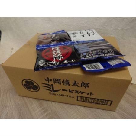 [訳アリ]慎太郎ミレービスケット (30g×4連パック)×10個入り