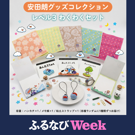 【ふるなびWEEK対象】 安田朗グッズコレクション レベル3 わくわくセット AN-0003