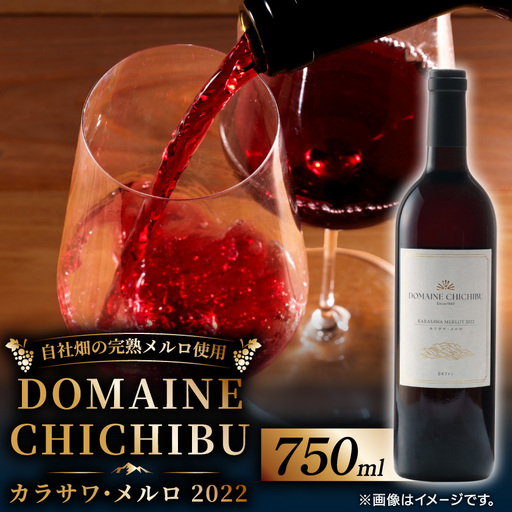 DOMAINE CHICHIBU カラサワ・メルロ 2022　750ml×1本【1741229】