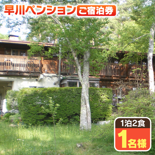 早川ペンション ご宿泊券 [ 1泊2食 1名様 ]