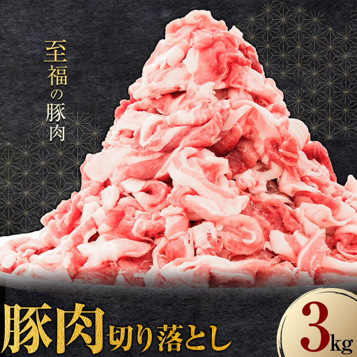 豚肉 切り落とし 3kg 焼肉いしい 株式会社石井牧場《30日以内に出荷予定(土日祝除く)》