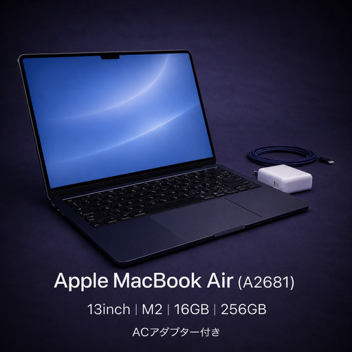 【整備済｜法人リースアップ品】MacBook Air 13インチ M2 / 16GB / 256GB｜動作確認済【現品限り】　273-01　