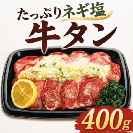 たっぷりネギ塩 牛タン 400g 焼肉【配送不可地域：離島】【1741792】