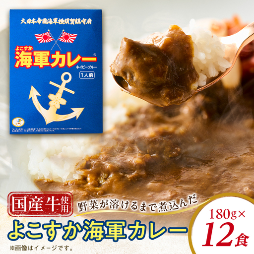 よこすか海軍カレーネイビーブルー(180g×12食)【1717044】