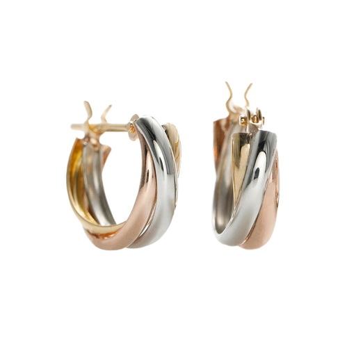 スリーカラー フープピアス small /a0014