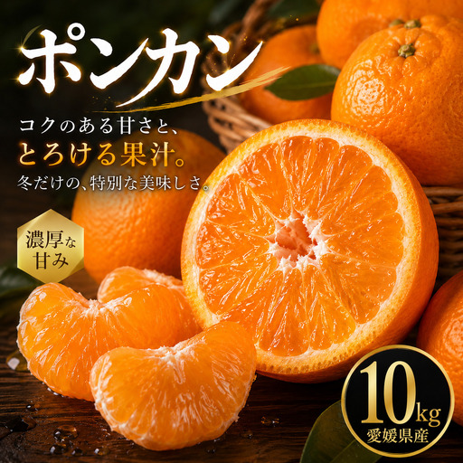 ポンカン 家庭用 10kg 【2027年1月中旬頃から順次発送】 | ぽんかん みかん ミカン mikan 蜜柑 訳ありフルーツ 柑橘 果物 おすすめ お勧め お取り寄せ ギフト 愛媛県 松山市 【MKN044】