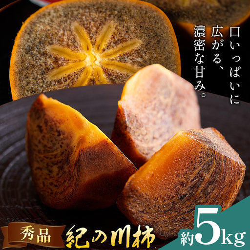 柿 秀品 紀の川柿 約5kg 
