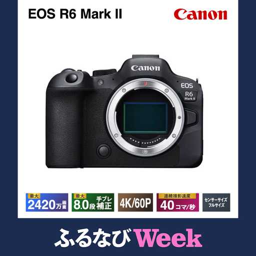 [ふるなびWEEK対象] カメラ canon EOS R6 Mark II 一眼レフ デジタル カメラ
