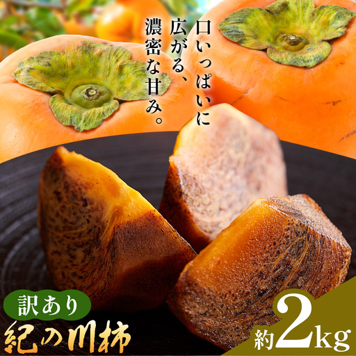 訳あり 柿 紀の川柿 約2kg 