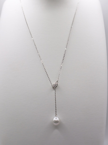 2169 SV 南洋白蝶真珠11.3㎜ 60㎝ロングペンダントネックレス